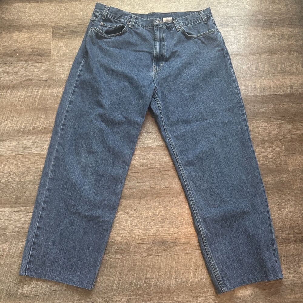 Kirkland Signature Men's Jeans Medium Wash Blue Size 40x28 Hemmed